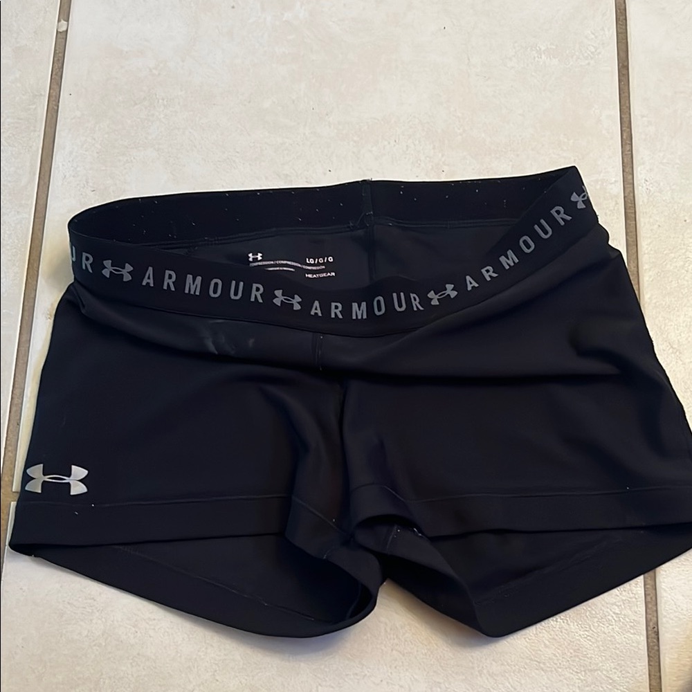 Under Armour Black Women's Compression Bike Shorts